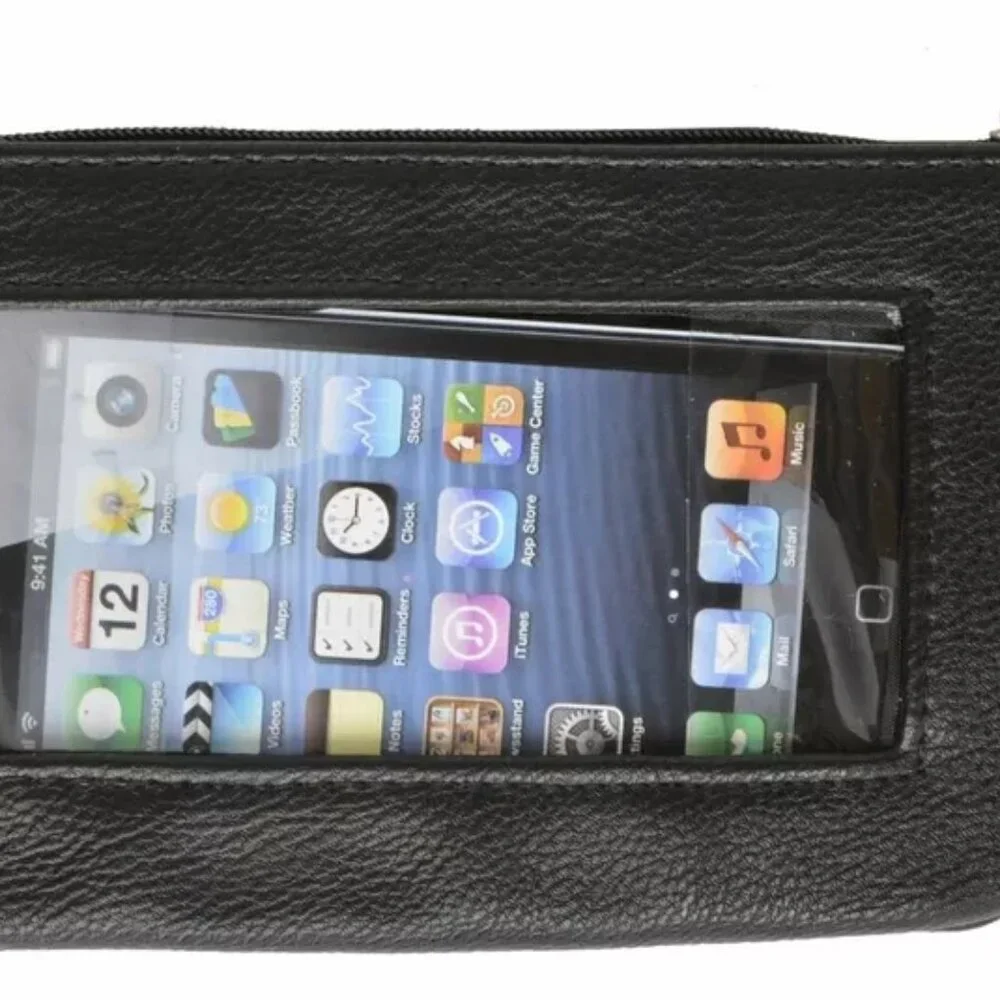 Mundi Phone Case Wristlet Ladies Wallet Black